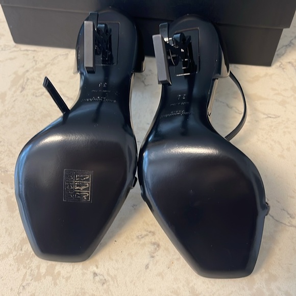 Saint Laurent OPYUM SANDALS IN PATENT LEATHER 38 - Picture 8 of 8